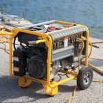 Genset berwarna kuning